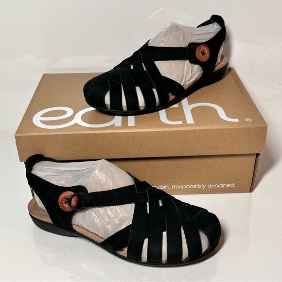 Earth Belita Leather Fisherman Sandals - Picture 1 of 7